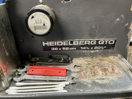 5054 Heidelberg GTO Year 1990